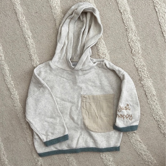 Zara baby knit hoodie - Picture 2 of 3